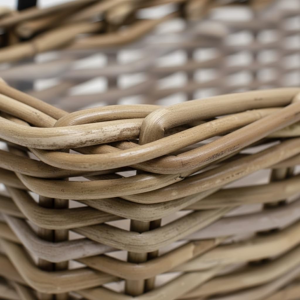 Blumenkasten, Balkontopf, Balkonpflanzer "Rattan", gross 58 x 18 x 14 cm