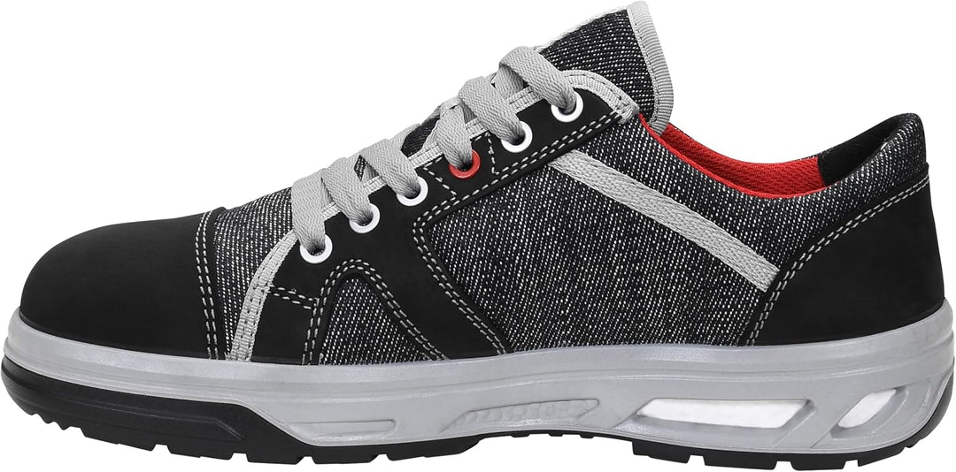 ELTEN Sicherheitsschuhe Sensation XX10 Low ESD S3S, Damen und Herren, Leder/Textil, Stahlkappe, leic