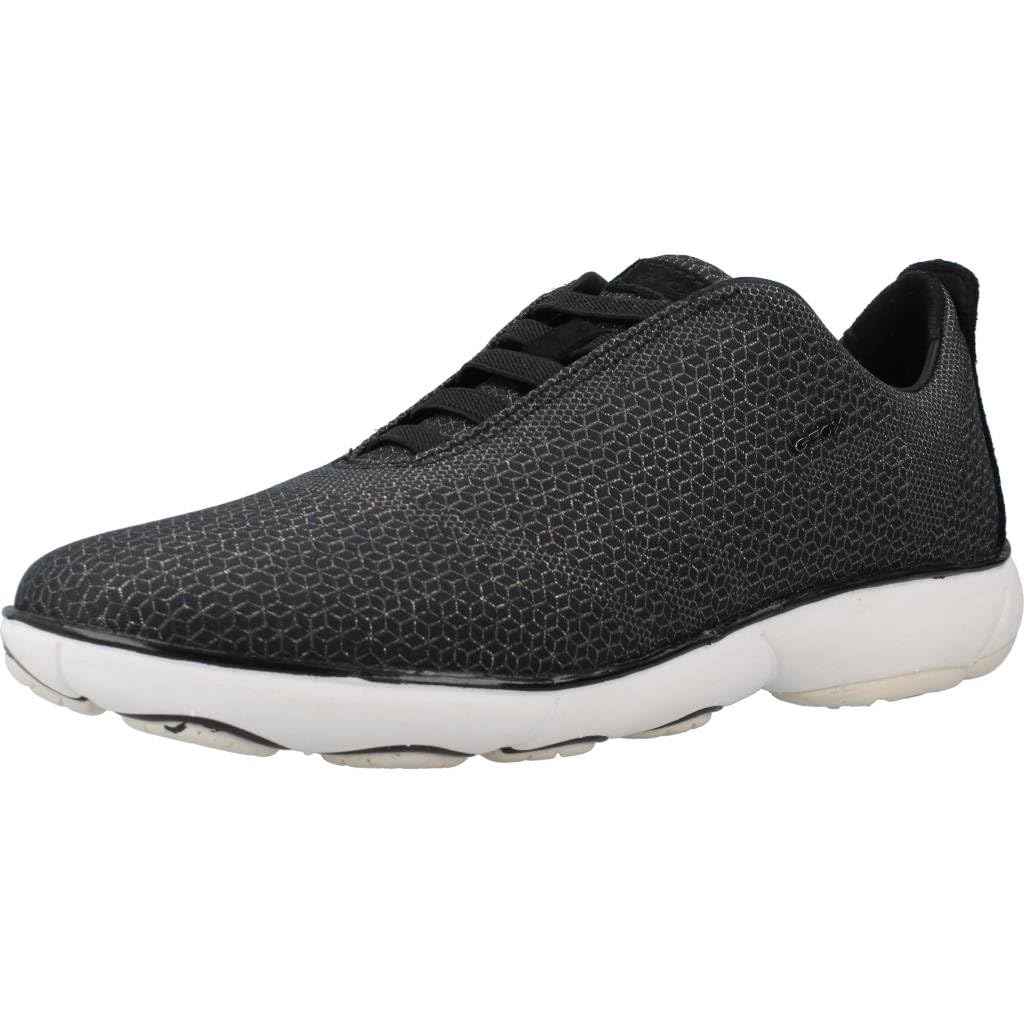 Geox Mädchen D Nebula E Sneakers 36 EU Black Gun, 36 EU Black Gun