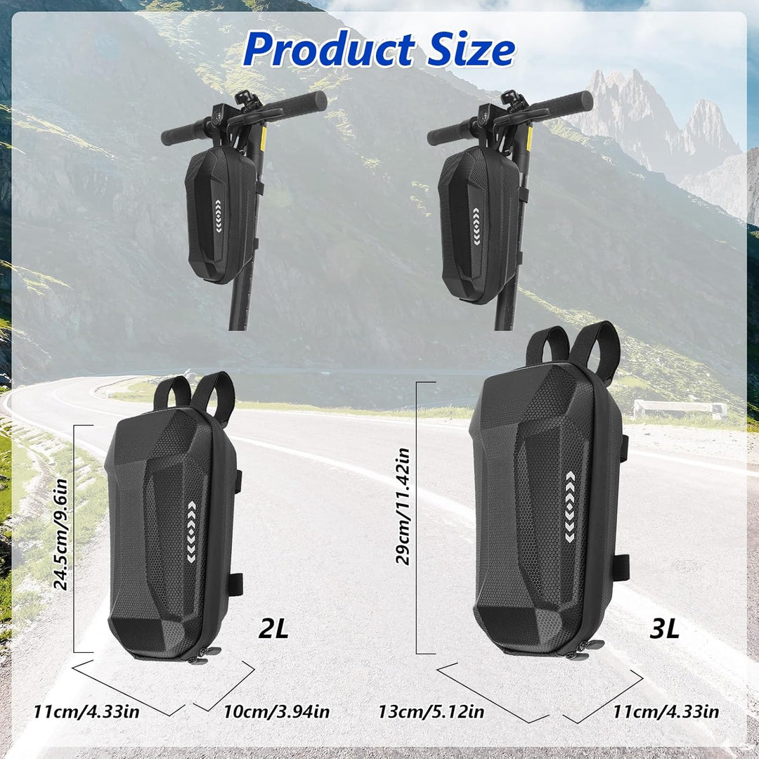 flintronic Scooter Tasche für Roller, 2L/3L Lenkertasche für Elektroroller wasserdichte, Vordertasch