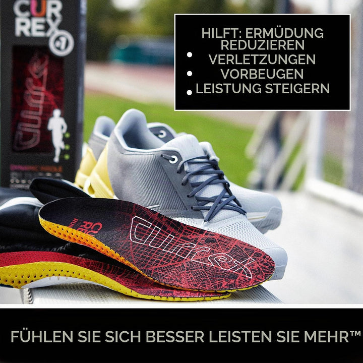 CURREX Einlegesohle RunPro - Einlegesohlen Sport für eine neue Dimension des Laufens. Sport Einleges