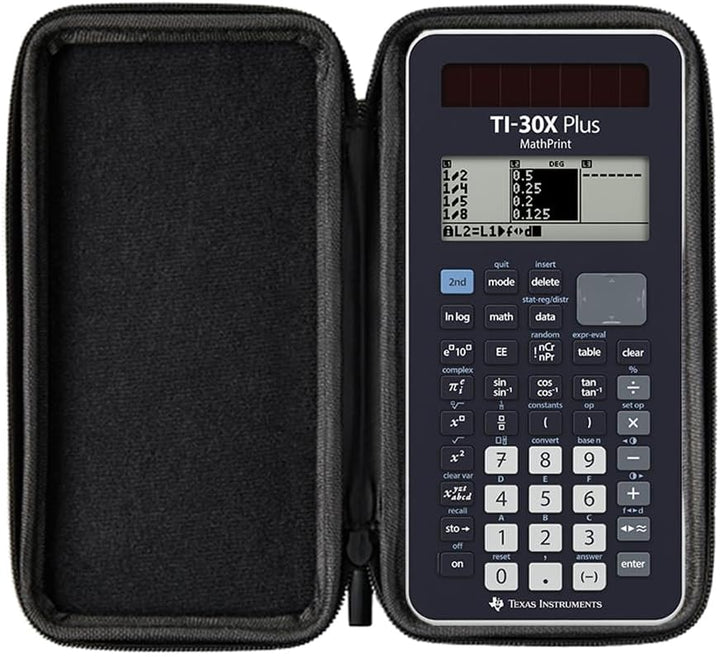 CALCUSO Sparpaket: TI-30X Plus MathPrint technisch-wissenschaftlicher Schulrechner + WYNGS Schutztas