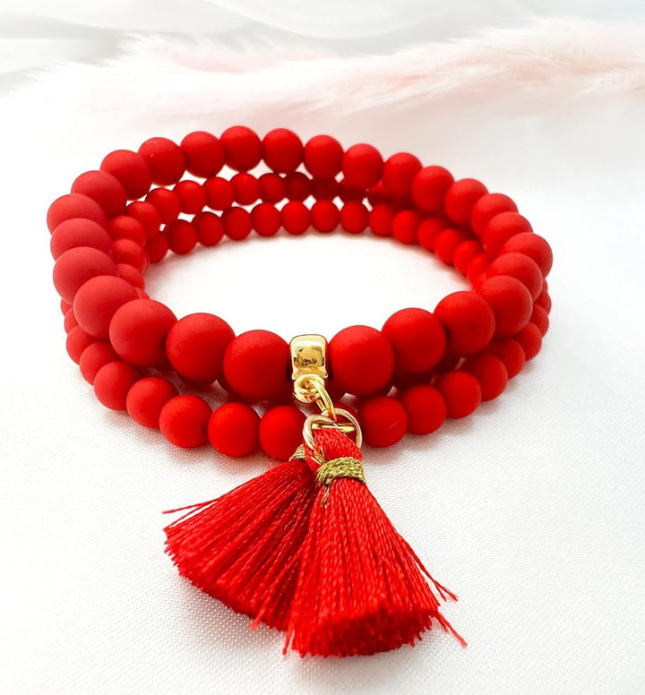 Handmade - Perlen Armband - Damen Wickelarmband - stylischer Schmuck- Sommerarmband - Für jeden Tag