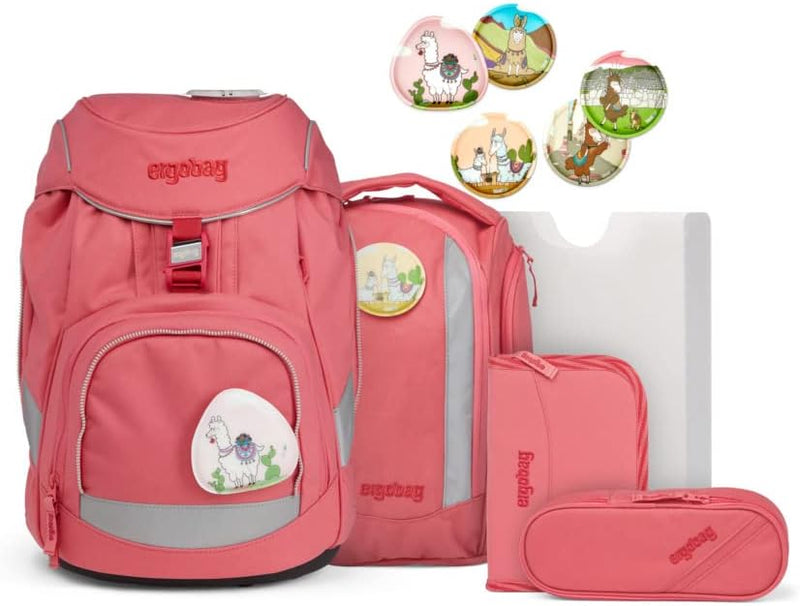 ergobag pack Set ergonomischer Schulrucksack Flexibel 6-teilig 1. Klasse Grundschule Einheitsgrösse