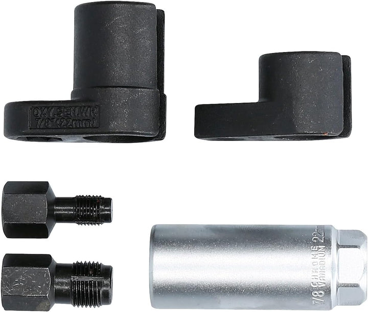BRILLIANT TOOLS BT601000 Lambdasonden-Stecknuss-Satz | 5-tlg. [Powered by KS TOOLS]