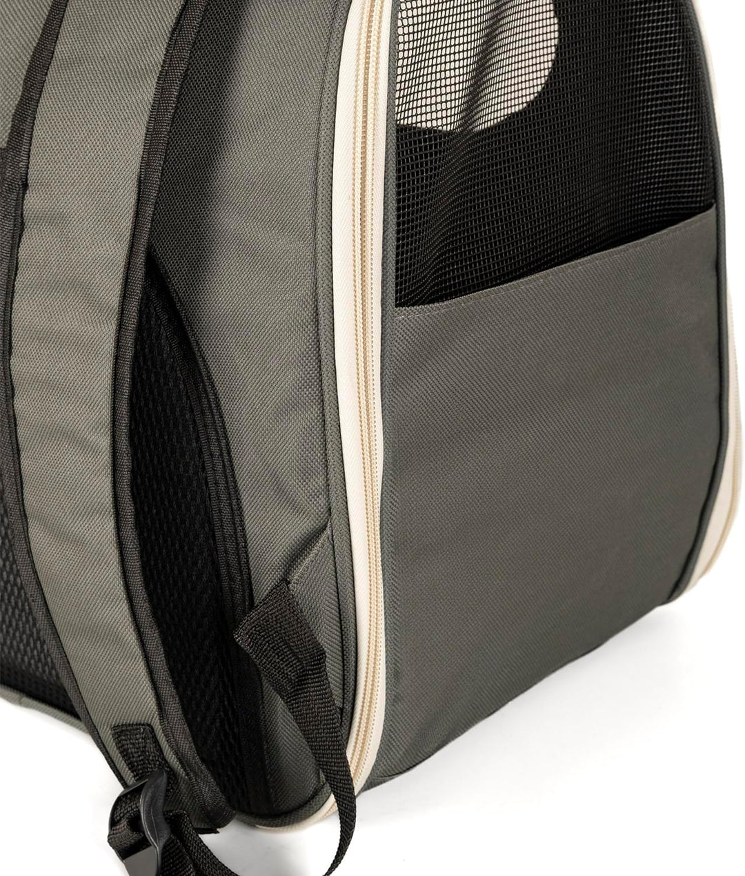 Haustier Rucksäcke Tragetasche Katzenrucksack Hunderucksack Leicht Handlich, Grau 37 × 34 × 25 cm Gr