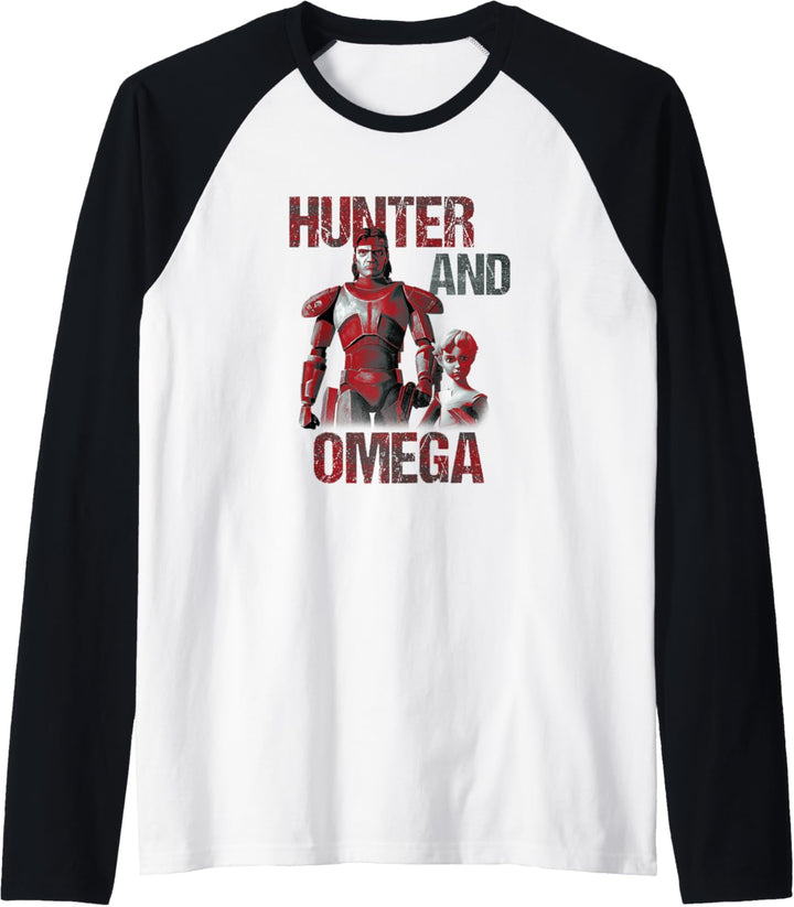 Star Wars: The Bad Batch Hunter And Omega Raglan