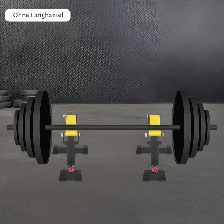 Deadlift Jack Langhantelständer – robuster Langhantelwagenheber Kreuzheben – verstellbare Kreuzhebe-
