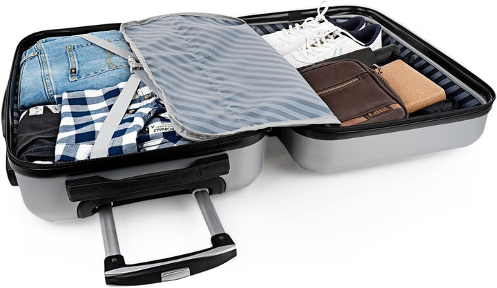 ITACA - Spielkoffer 4 Räder. Reisekoffer Set. Grosser, mittlerer Koffer und Kabinenkoffer. Reisekoff