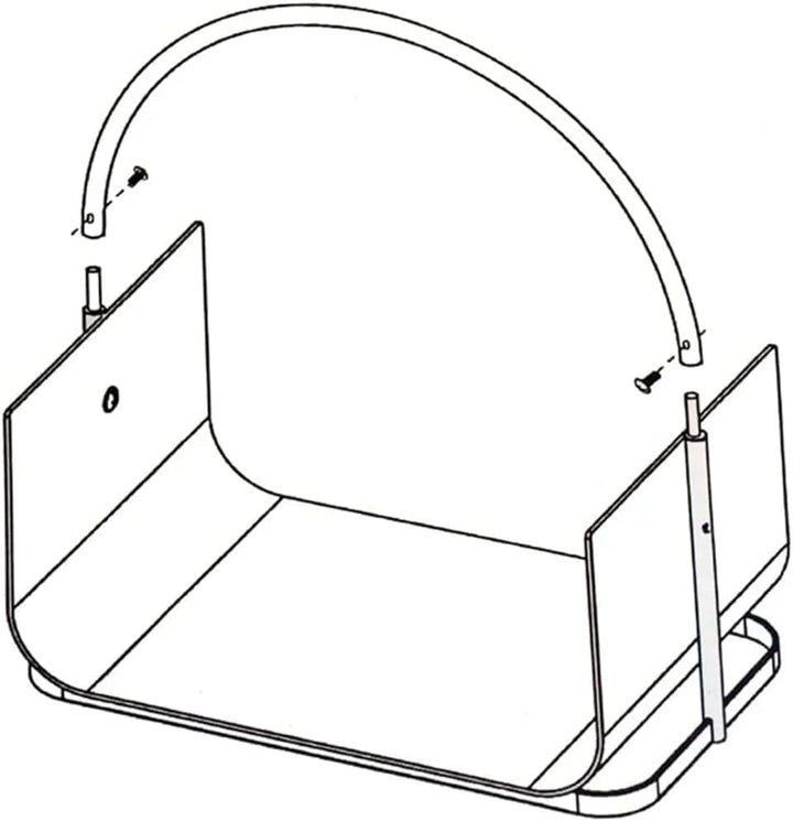 Kaminholz Tragekorb Brennholzkorb Kaminholzkorb 48x41x30cm A