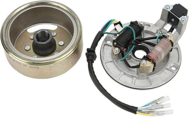 Magneto Stator Schwungrad Rotor Kit Kupfer Aluminium Kick Start Motor Magneto Stator Platte Magneto