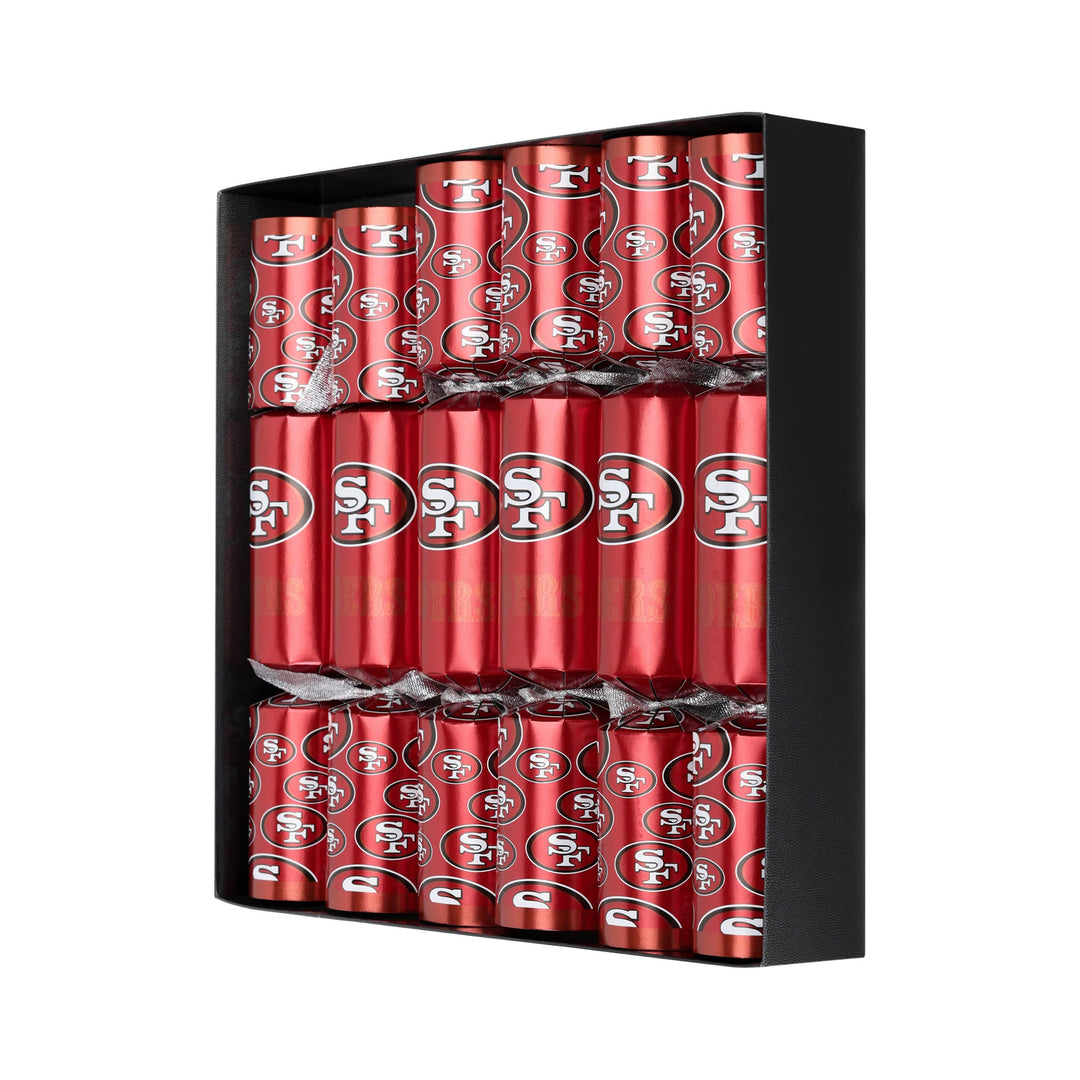 FOCO San Fransisco 49ers NFL Amerikanischer Fussball Packung mit 6 Weihnachtsfeier Gefälligkeiten