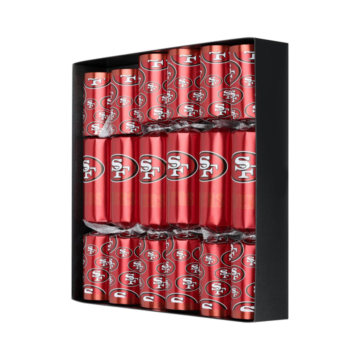 FOCO San Fransisco 49ers NFL Amerikanischer Fussball Packung mit 6 Weihnachtsfeier Gefälligkeiten