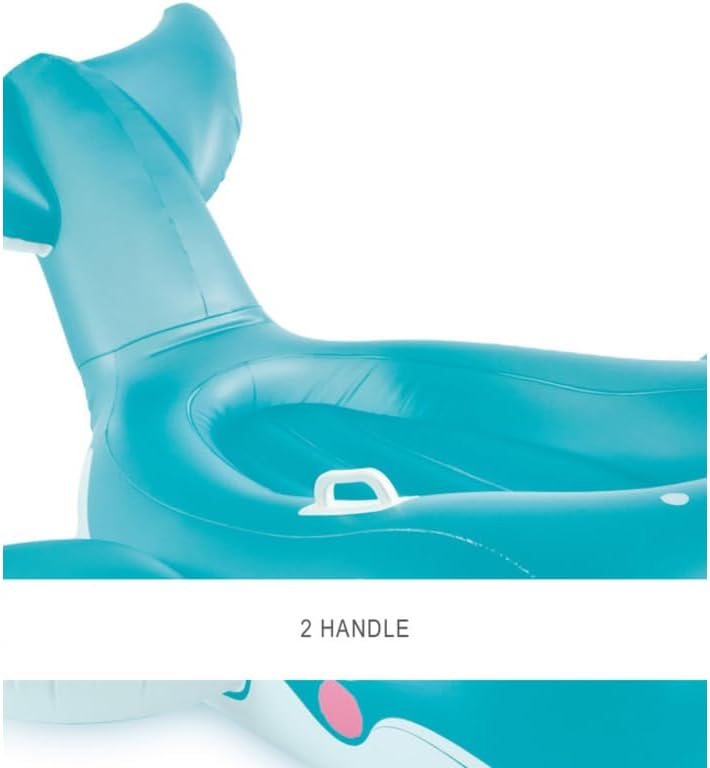 Intex Blauwal Rutscher, unaufgeblasene Grösse: 168 cm x 140 cm (57567NP)