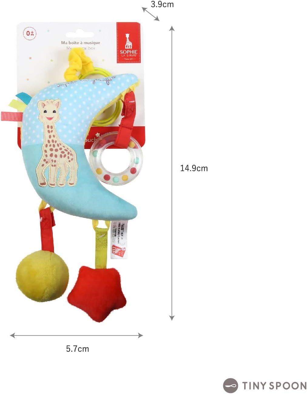 Sophie la Girafe – Mond Sense & Soft Spieluhr – Ab der Geburt – Melodie Durch Ziehen am Stern Auslös