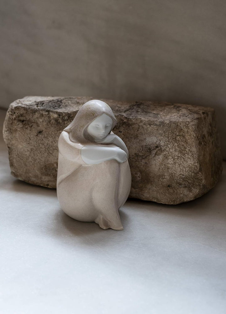 LLADRÓ Mädchen-Figur Mondkind. Mädchen. Porzellan.