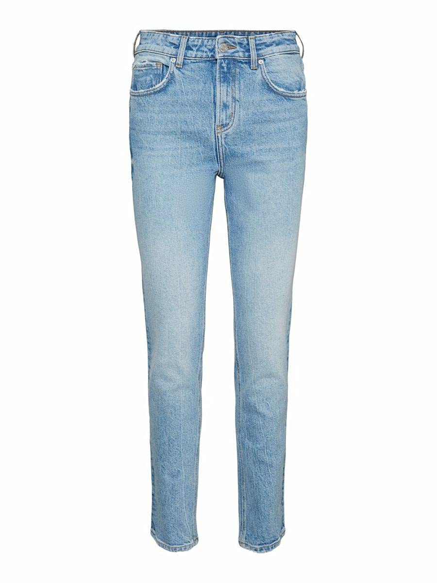 VERO MODA Damen Jeans 27W / 32L Light Blue Denim, 27W / 32L Light Blue Denim