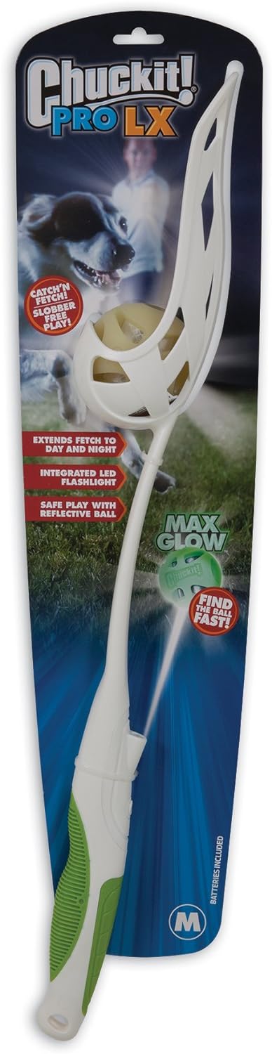 Chuckit CU33062 Ballwerfer PRO LX, Startgerät geliefert mit 1 Fetch Ball für Hunde