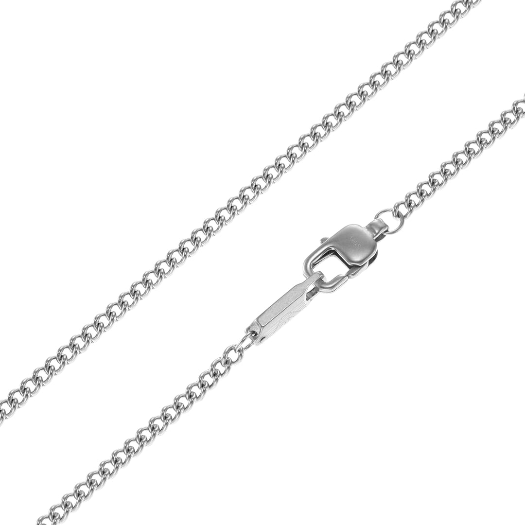 Emporio Armani Halskette Für Männer Essential, Länge: 525mm, Höhe: 3,5mm, Breite: 24mm Silberne Edel