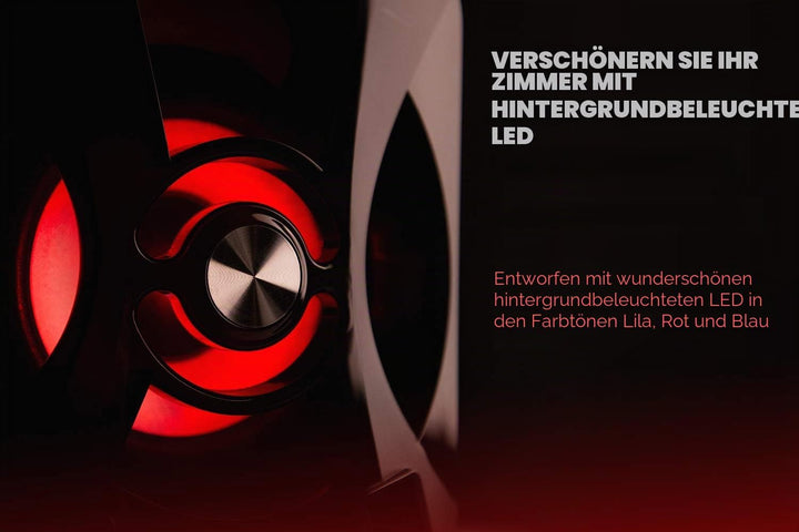 Creative SBS E2900 Leistungsfähiges 2.1-Bluetooth-Lautsprechersystem mit Subwoofer für Fernseher und