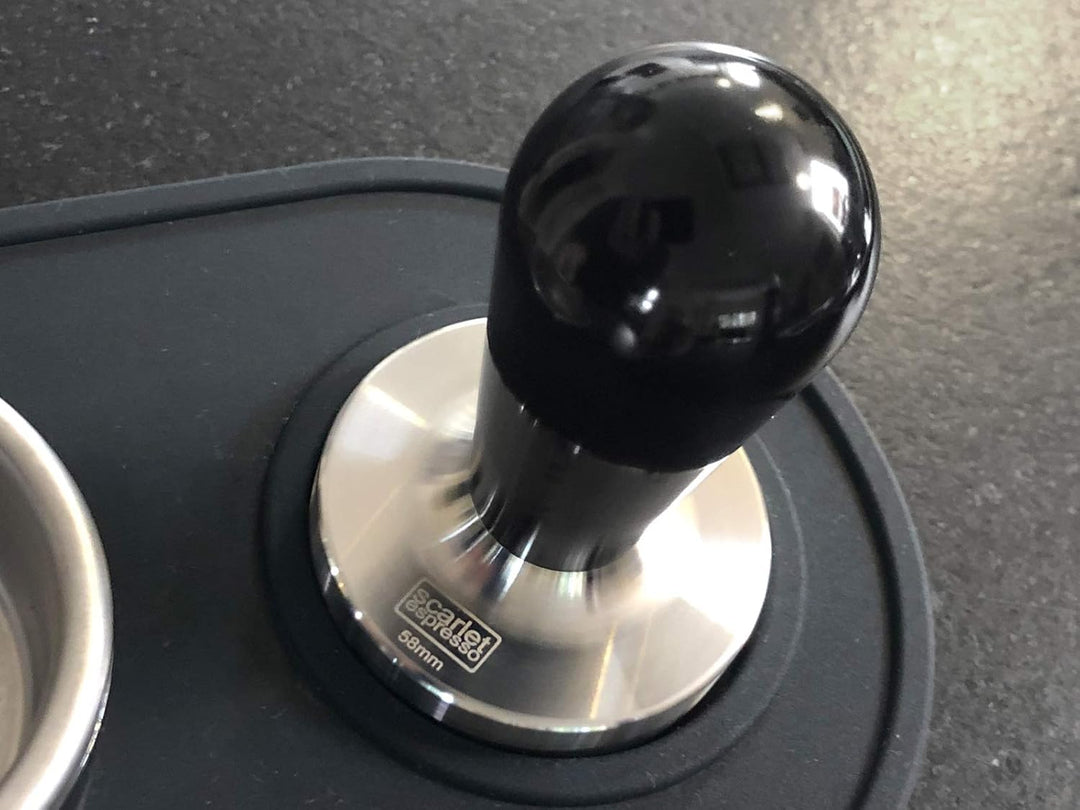 scarlet espresso | Tamper »Elegante« für Barista; mit ergonomischem Griff aus Aluminium und präzisio