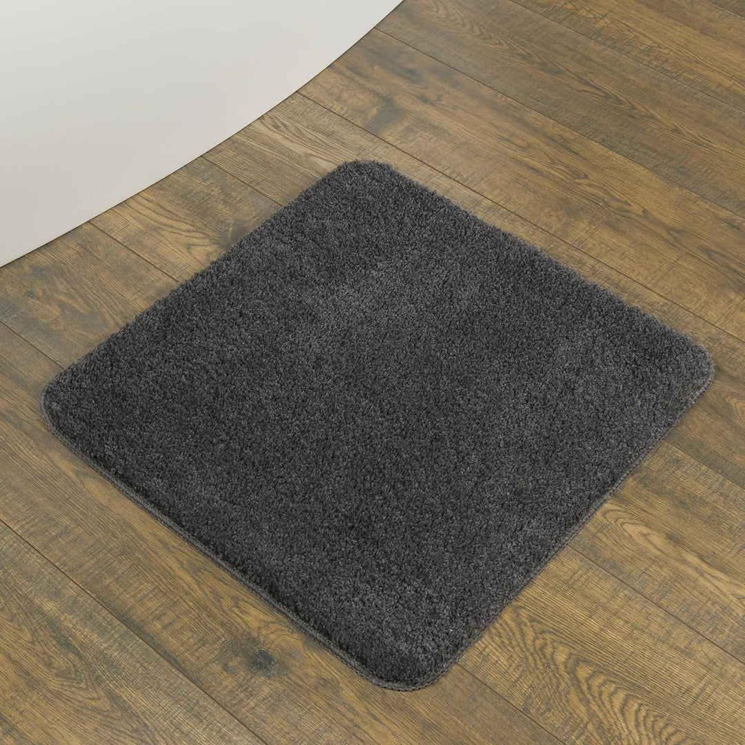 Sealskin Badteppich Angora, grau, 60 x 60 cm 60x60 cm Grau, 60x60 cm Grau