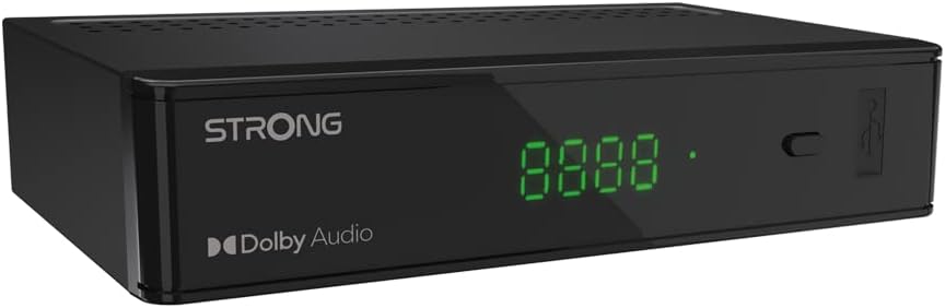 STRONG SRT 7030 Digitaler HD-Satelliten Receiver FTA | Display | HDMI | Scart |Unicable, SRT 7030
