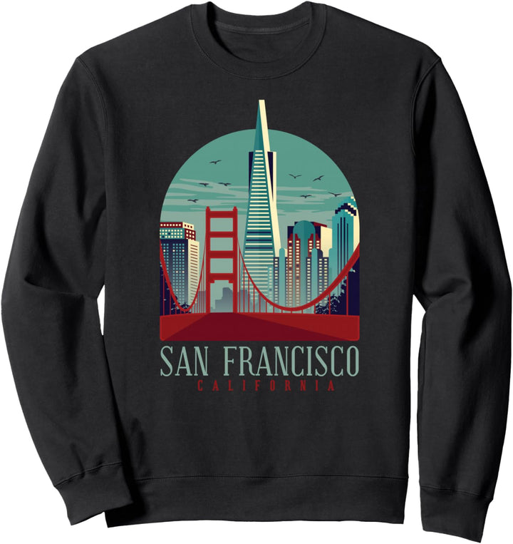 San Francisco Kalifornien Golden Gate Bridge Souvenir Sweatshirt