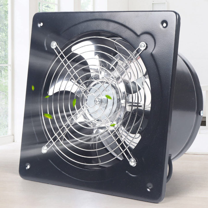 Axial Industrie Ventilator Ø 200 mm schwarz Abluft Zuluft Rohrlüfter Radial Rohr Lüfter Absauglüfter