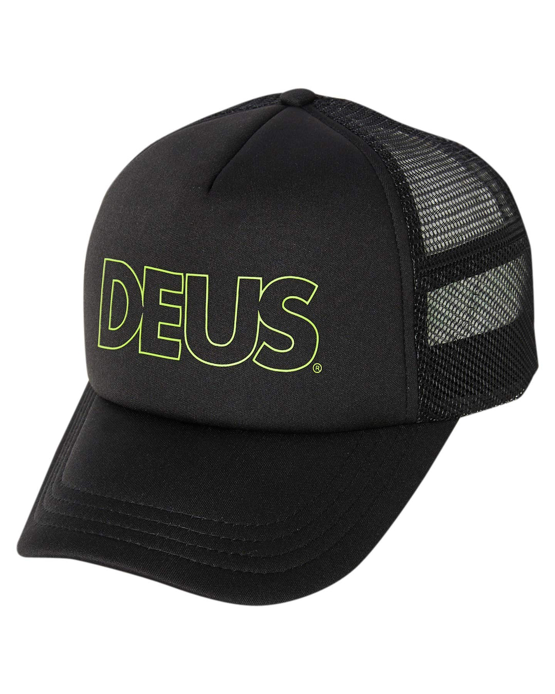 Deus Capper Trucker Cap - Black