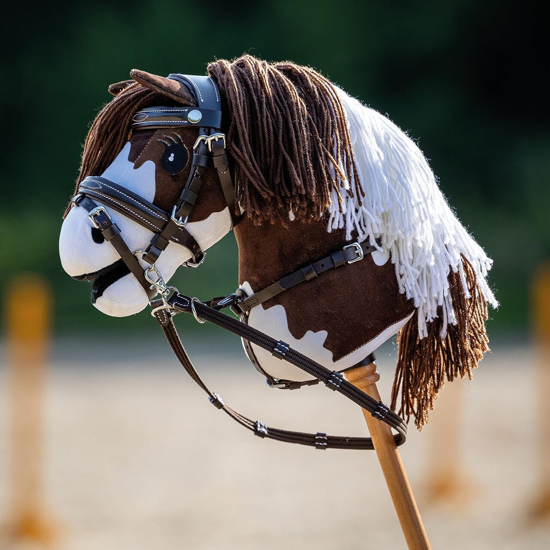 ARBO-INOX Hobby Horsing Zubhör (Ledertrense Braun), Ledertrense Braun