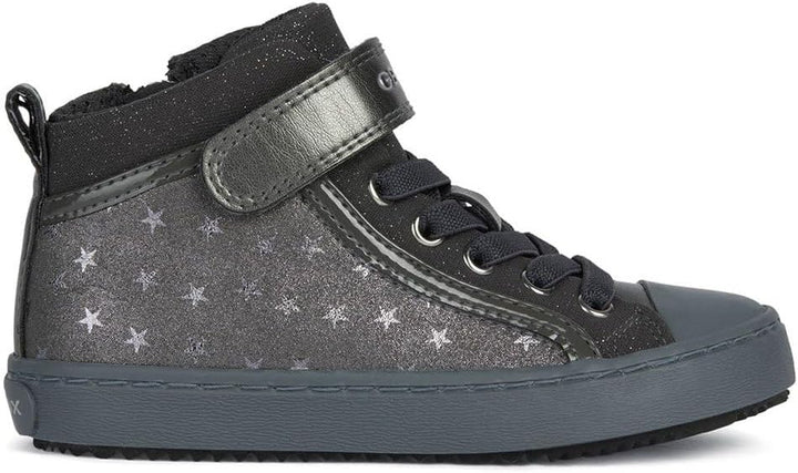Geox Mädchen J Kalispera Girl I Sneakers 33 EU Grau, 33 EU Grau