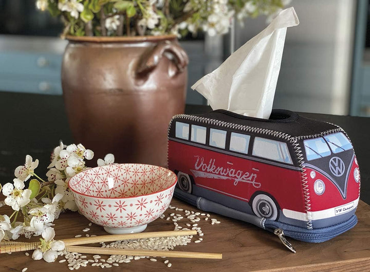 BRISA VW Collection - T1 Bulli Bus Kosmetiktuchspender Taschentuchbox | Volkswagen Tissue Box für au