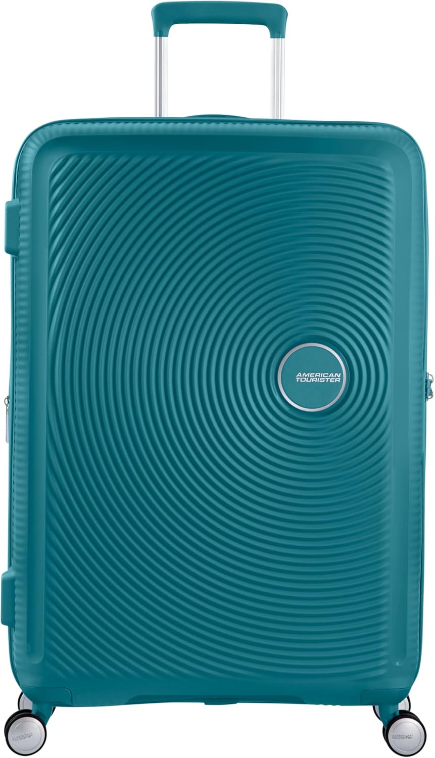 American Tourister Soundbox - Spinner L Erweiterbar Koffer, 77 cm, 97/110 L, Jade Green, Grün (Jade