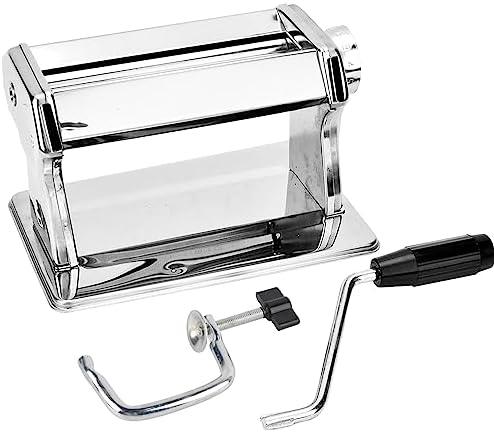 Cocoarm Polymer Clay Rolling Press Machine With Metal Roller for Crafts, Manual Ton Art Press