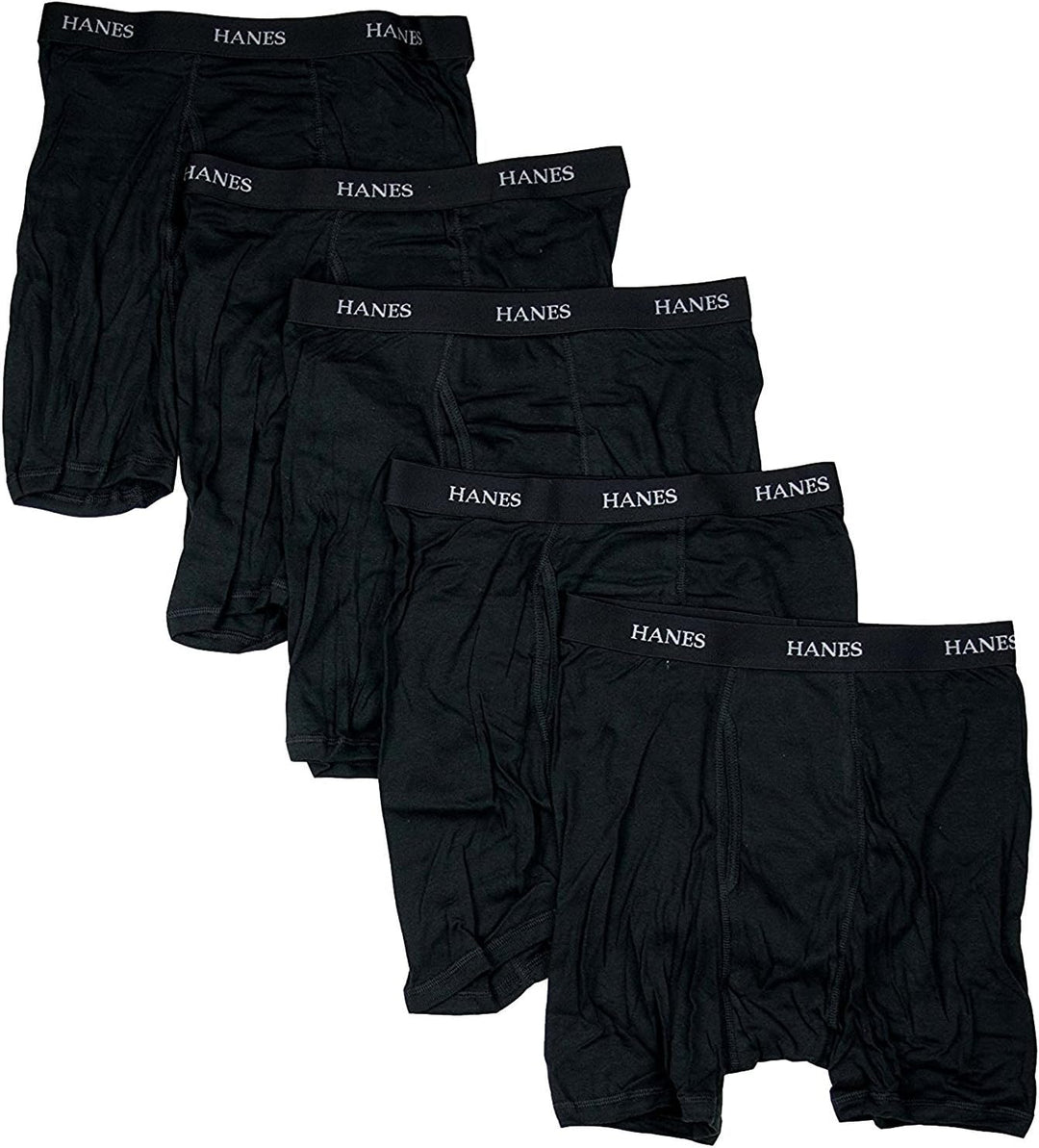 Hanes Herren Tagless Boxershorts mit Stoffbezogenem Bund – Mehrere Packungen Erhältlich Retroshorts