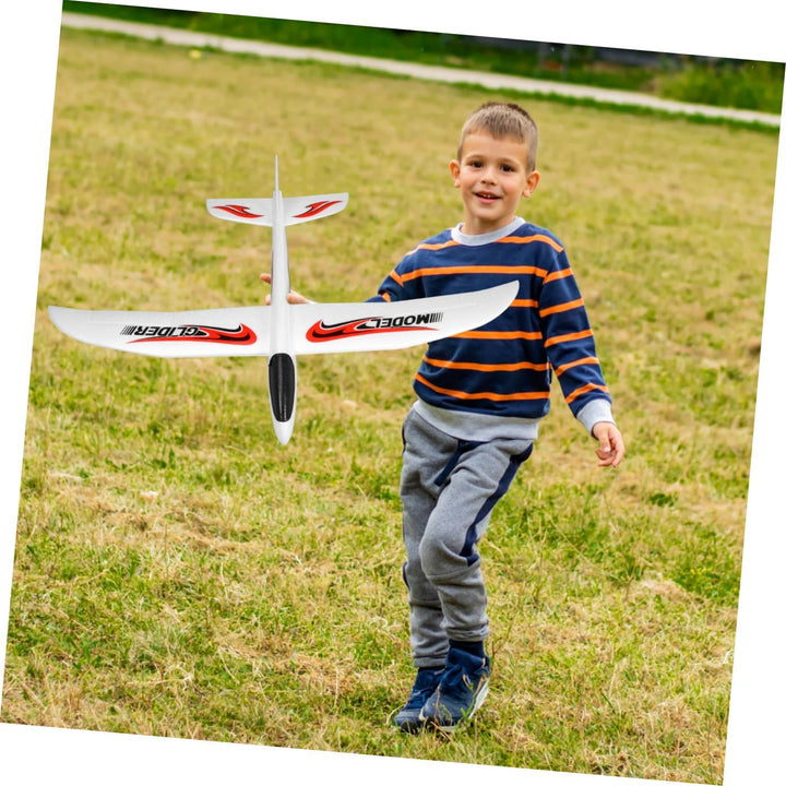Grosser Schaumstoffgleiter für Kinder, 99 cm Grosser Wurfgleiter, Outdoor-Spielzeug für Kinder, Hand