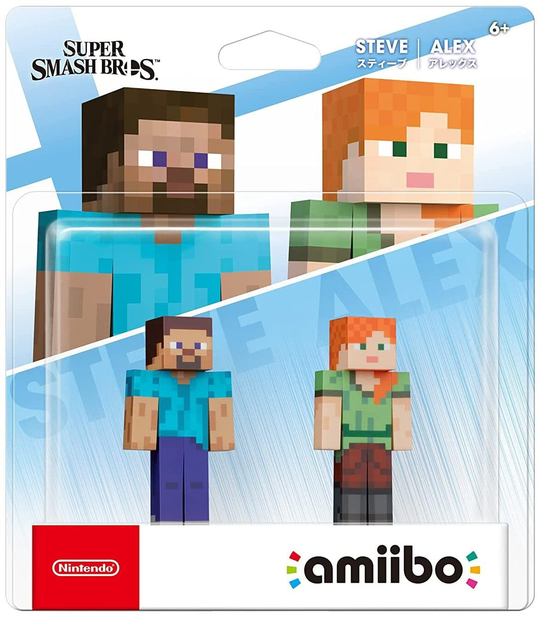 Nintendo Amiibo Steve & Alex (Smash Bros Collection)