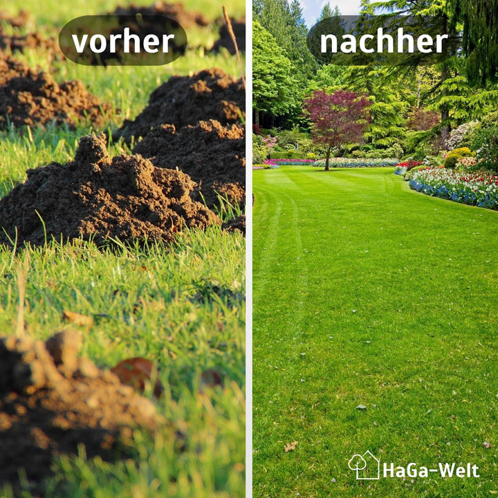 Haga Maulwurfnetz - Maulwurfschutz - gegen Maulwurfshügel - Rasenschutz für den Garten - aus Kunstst