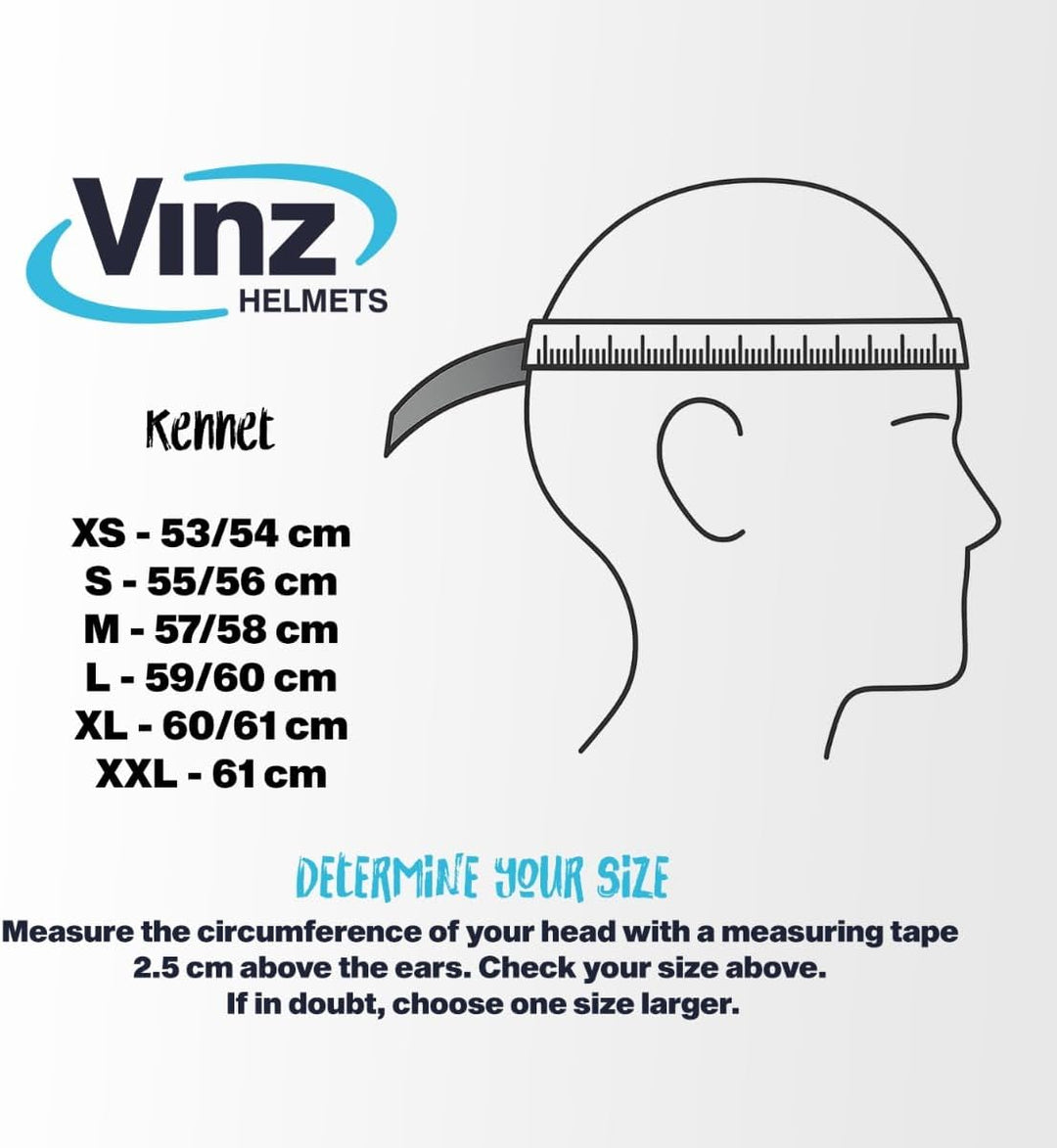 VINZ Kennet Integralhelm mit Sonnenblende | Motorrad Helm Vollvisierhelm Mopedhelm | Motorradhelm Fu