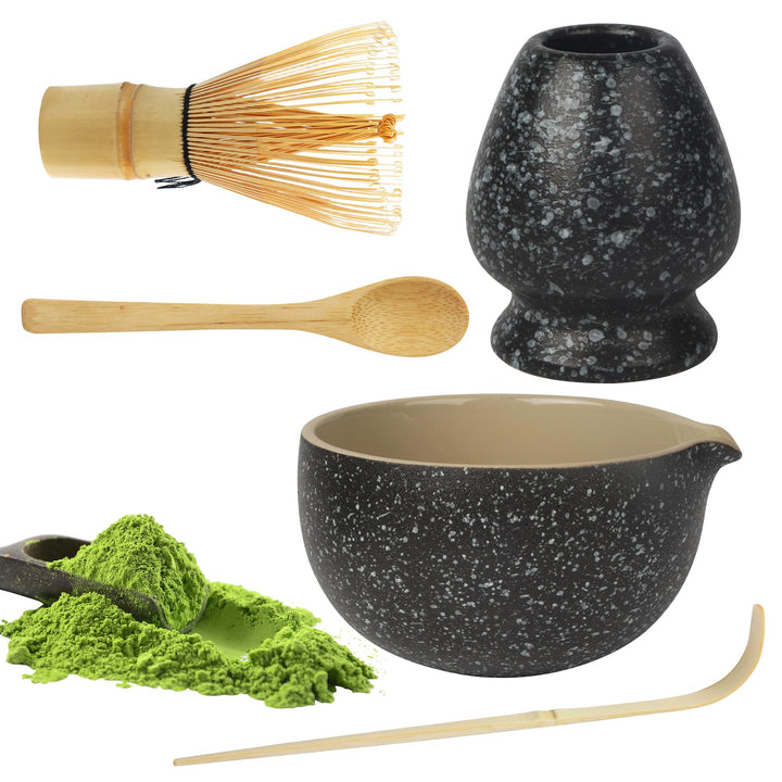 Matcha-Set 5 Stück Matcha Besen Matcha-Schale, Chasen und Matcha Löffel Für den Hausgebrauch geeigne