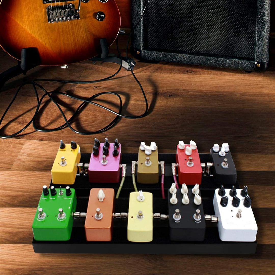 Professionelle Instrumente Zubehör Effekte Pedalboard mit Klebeband für Gitarristen für Gitarren(Med
