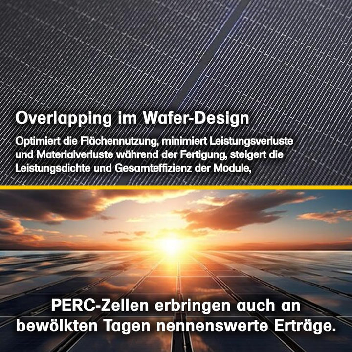Offgridtec OLP 180W Solarpanel 12V Schindeltechnologie PERC V2, 180W