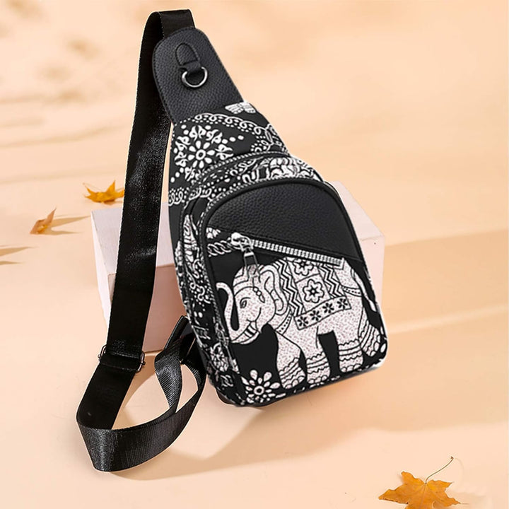 FANDARE Damen-Brusttasche, modisch, Umhängetasche, Umhängetasche, Schultertasche, für Wandern, Outdo