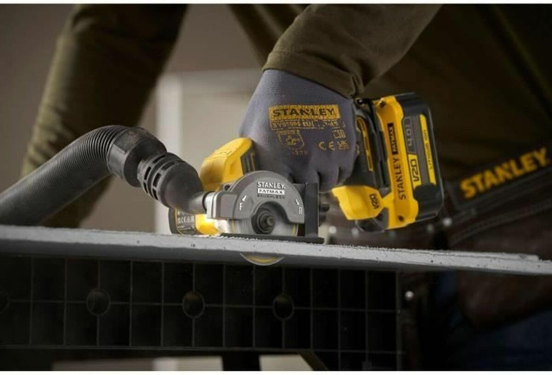 STANLEY FATMAX 18V V20 Akku-Multimaterialschneider (bürstenloser Motor, 76mm Scheiben- Ø, mit Spinde