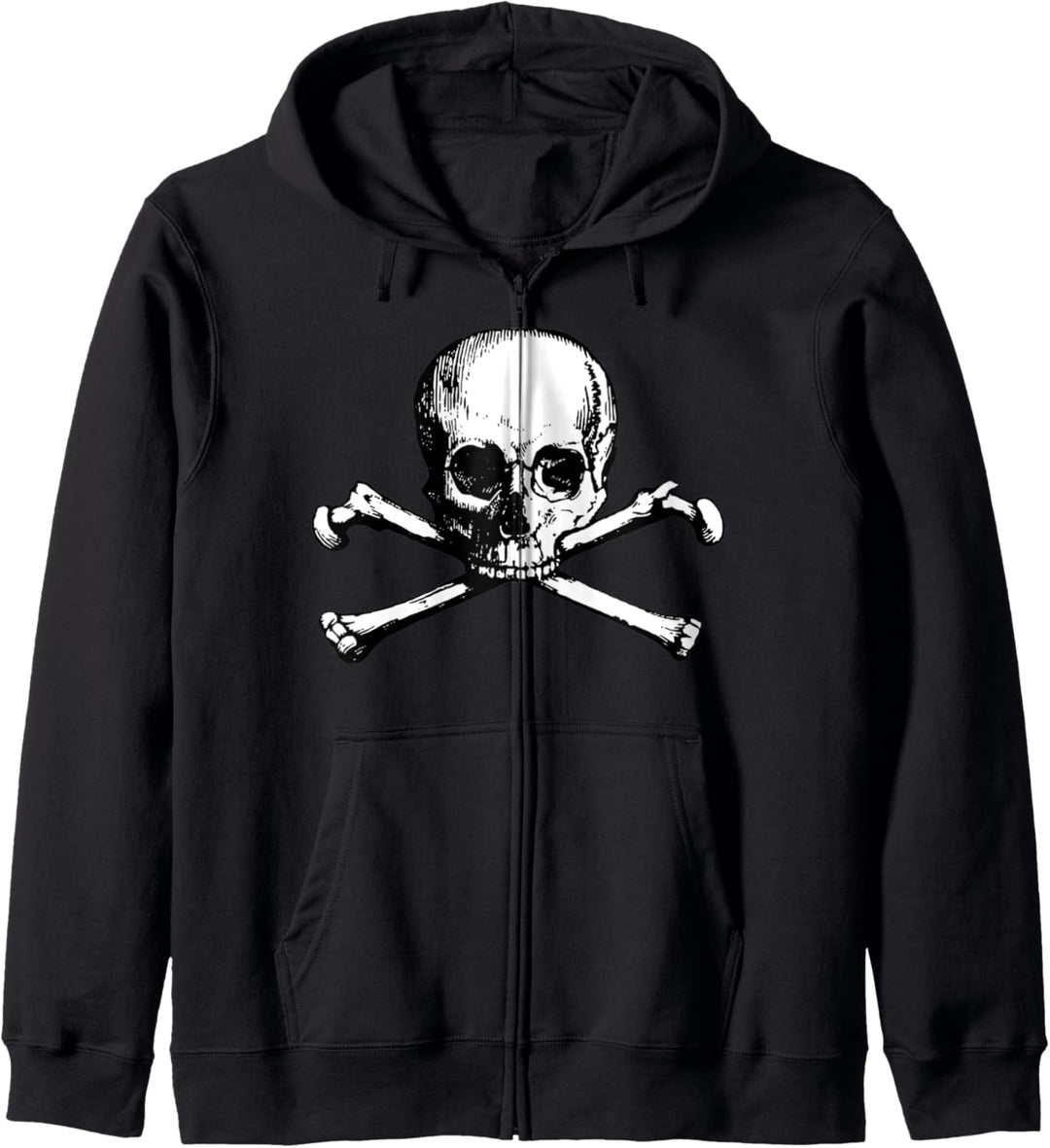 Schädel und Knochen Kapuzenjacke