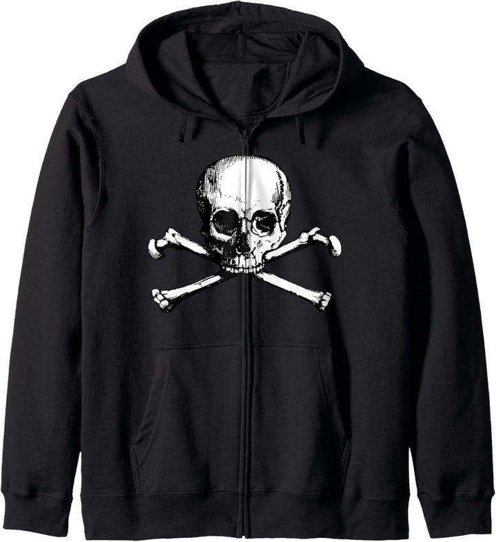 Schädel und Knochen Kapuzenjacke