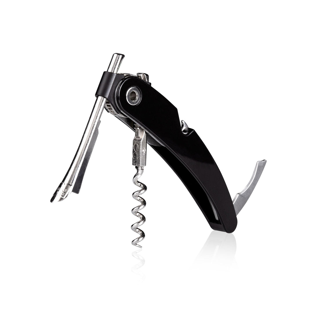 Vacu vin Single Pull Waiter`s Friend schwarz Kellnermesser, Kunststoff, 13,2X 2X 1,5 cm, Schwarz