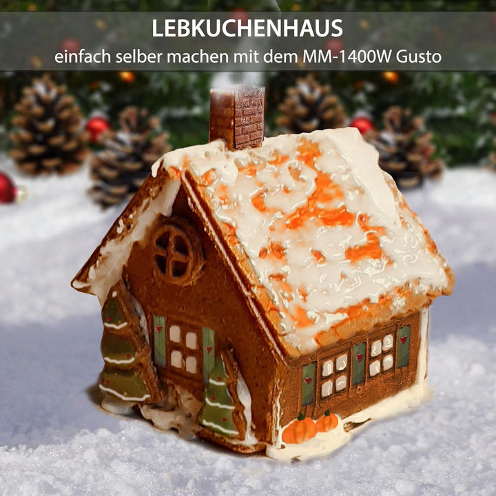 Syntrox Germany Lebkuchenhaus Gingerbread Maker MM-1400W mit herausnehmbaren
