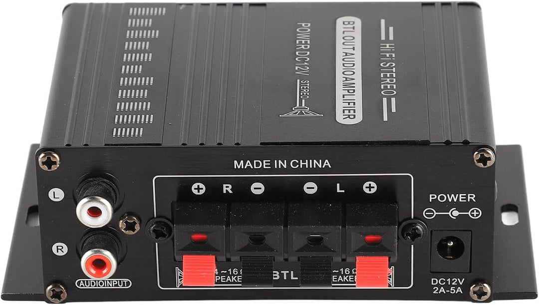 Stereo-Verstärker 12 V, Auto-Stereo-Audio-Verstärker, Auto-Audio-Subwoofer-Verstärker, Tragbarer Min